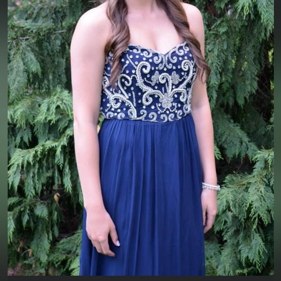 Beaded Prom Dress - Picture 3 of 3